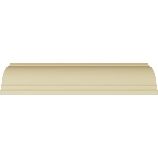 Ekena Millwork 3 7/8"H x 3 3/4"P x 5 3/8"F x 94 1/2"L, (7 7/8" Repeat), Logan Crown Moulding - MLD03X03X05LO