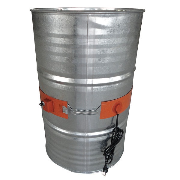 Zoro Select Drum Heater, Elec, 6.5A, 115V, L38 1/8In - 3CDA5