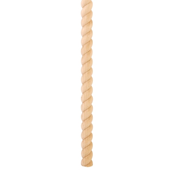 Hardware Resources Poplar, 96" L, 1/2" H, Unfinished - RMH12POP