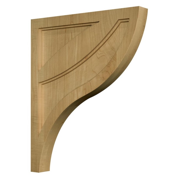 Osborne Wood Products 16 x 1 3/4 x 13 Westcott Contemporary Corbel in Black Walnut - 8788W
