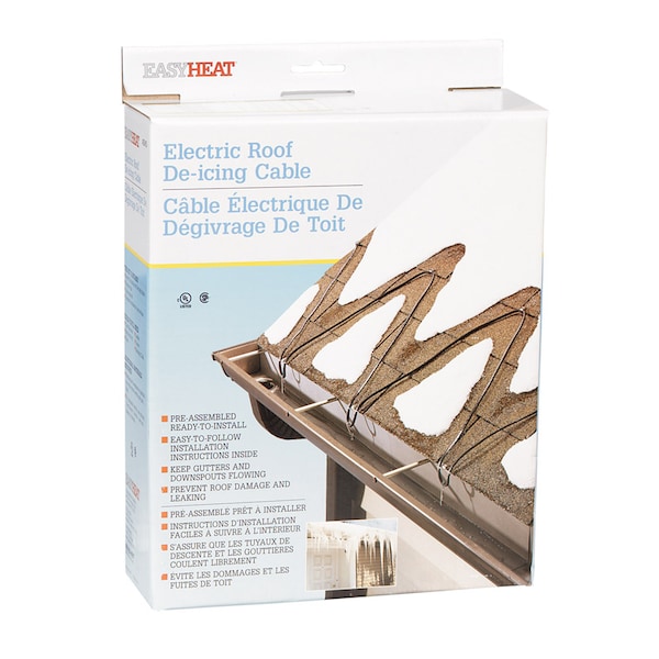Easy Heat Easy Heat ADKS 120 ft. L De-Icing Cable For Roof and Gutter - ADKS-600