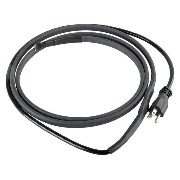 Zoro Select Electric Heating Cable, 120VAC, 6 ft Length, Waterproof, SJTW - 13R101