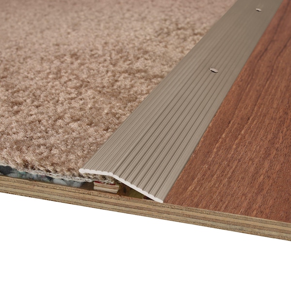 M-D Building Products Aluminum, Pewter, 36 in L, 1.375 in W - 43854