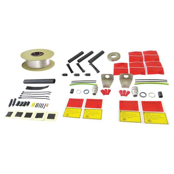 Zoro Select Electric Heating Cable Kit, 240VAC, 100 ft Length, Automatically Adjust Heat Output - 13R076