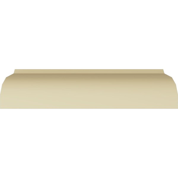 Ekena Millwork 3 3/4"H x 4 1/8"P x 5 5/8"F x 94 1/2"L Dylan Traditional Smooth Crown Moulding - MLD03X04X05DY