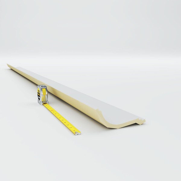 Ekena Millwork 3 3/4"H x 4 1/8"P x 5 5/8"F x 94 1/2"L Dylan Traditional Smooth Crown Moulding - MLD03X04X05DY