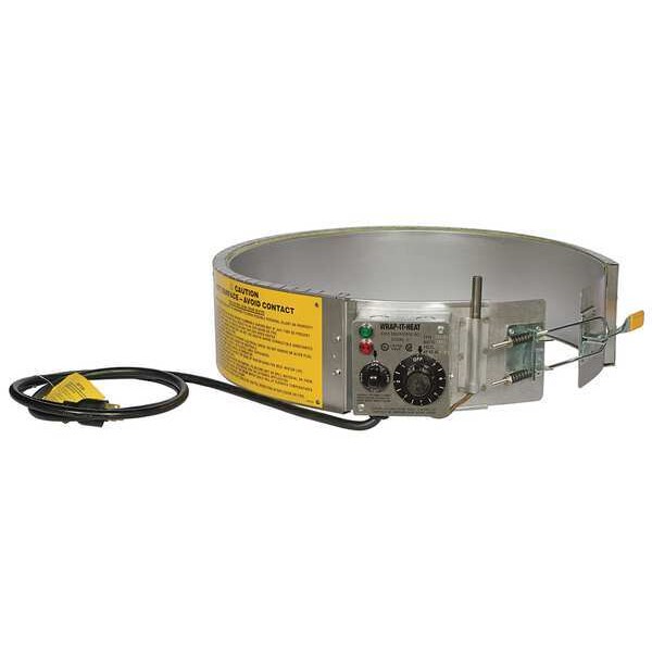 Zoro Select Drum Heater, Electric, 30 gal., 120V - TRX30L115