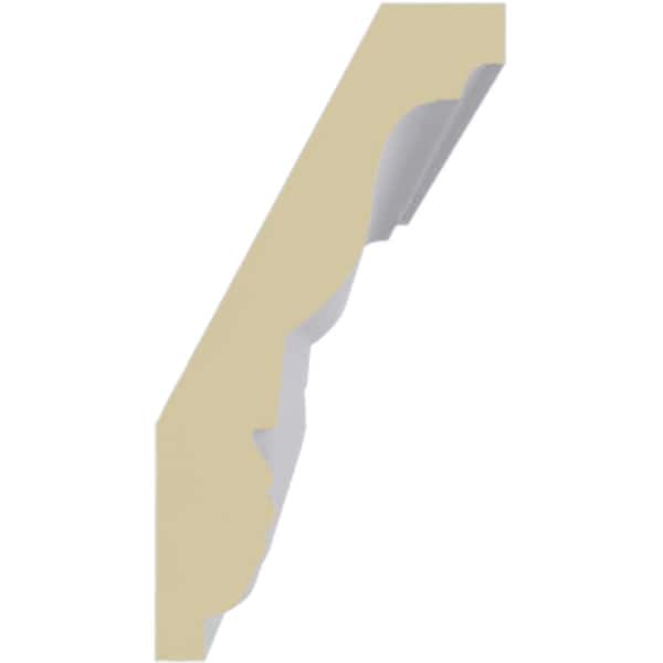 Ekena Millwork 3"H x 1 1/2"P x 3 3/8"F x 94 1/2"L Egg & Dart Crown Moulding - MLD03X01X03EG