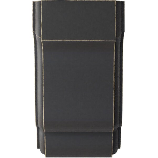 Ekena Millwork 2 1/2"W x 2 3/4"D x 4 1/2"H Capistrano Mission Wood Vintage Decor Corbel, Black - CORWD02X02X04CPBL