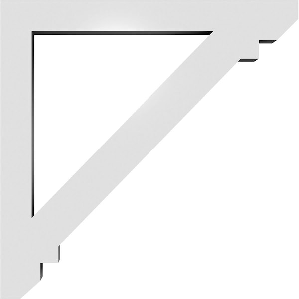 Ekena Millwork 2"W x 11 7/8"D x 11 7/8"H Ashford Bracket - BKT02X11X11AS