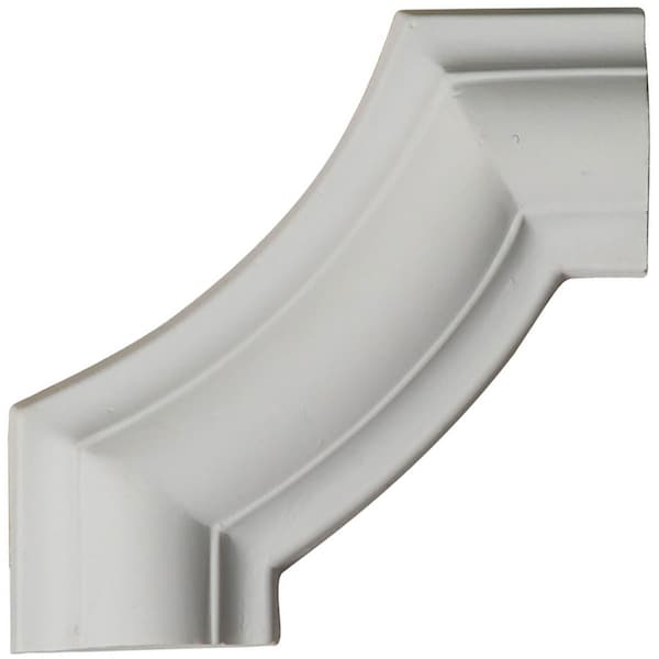 Ekena Millwork 4"W x 4"H x 1/2"P Ashford Smooth Panel Moulding Corner (matches moulding PML01X00AS) - PML04X04AS