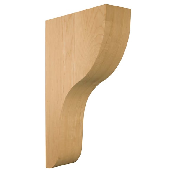 Osborne Wood Products 24 x 4 1/2 x 14 Alloway Contemporary Corbel in Knotty Pine - 8411P