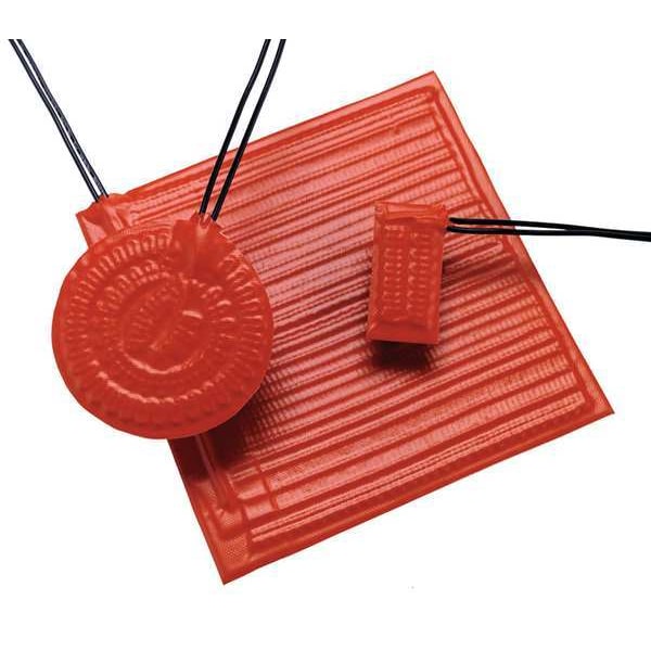 Briskheat Heating Blanket, 120VAC, 100W, Power Density: 5.0W/in2, 2"W x 10"L - GSRMU0502101