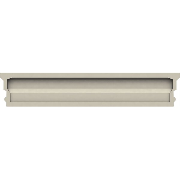 Ekena Millwork 58" Bottom Width x 60" Top Width x 5 1/2"H x 1"P Panel Crosshead - CRH06X58PN-3