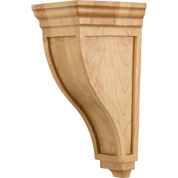Hardware Resources 4-3/8" Wx5"Dx10"H White Birch Arts & Crafts Corbel - CORX-1WB