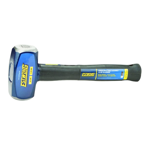 Estwing 4 lb. Head, 12" Length Indestructible Handle Club Hammer - ECH-412X