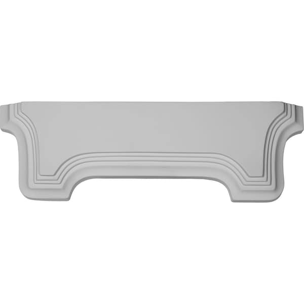Ekena Millwork 17 1/4"W x 5 1/2"H x 1 7/8"D Decorative Accent for Niche NCH21X33WA - NCH17X05FE
