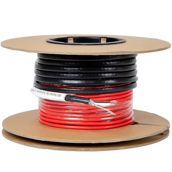 Dr Infrared Heater Electric Radiant Floor Heating Cable Kit with Wi-Fi Thermostat 66 ft., Covers 20 sq. ft./120-Volt - DR-9FH120