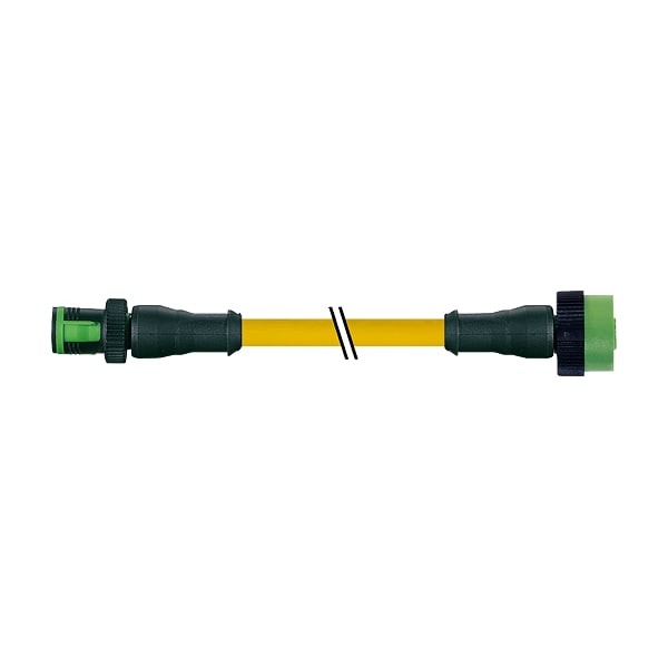 Murr Elektronik MQ12 macho 0° / MQ12 hembra 0°, PUR 3x0.34 y UL/CSA+cadena portacables 2m - 7050-40001-0330200