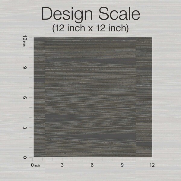 York Wallcoverings Line Stripe Charcoal Wallpaper - OI0661