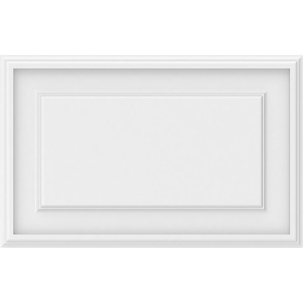 Ekena Millwork Legacy Raised Panel Decorative Wall Panel, 22"W x 14"H x 5/8"P - WALP22X14X062LEG