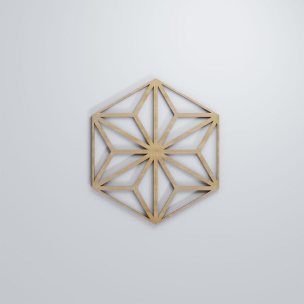 Ekena Millwork Small Hampton Decorative Fretwork Wood Wall Panels, Hickory, 11 3/8"W x 13 1/8"H x 3/8"T - WALW12X12X0375HMPHI