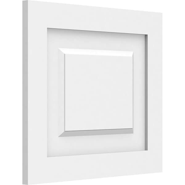Ekena Millwork Harrison Raised Panel Decorative Wall Panel, 16"W x 14"H x 5/8"P - WALP16X14X062HAR