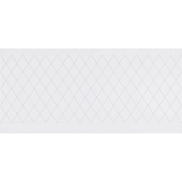 Ekena Millwork 44"H x 94 1/2"W Checkerboard PVC Wainscot Paneling Kit - WPK44X94CBD