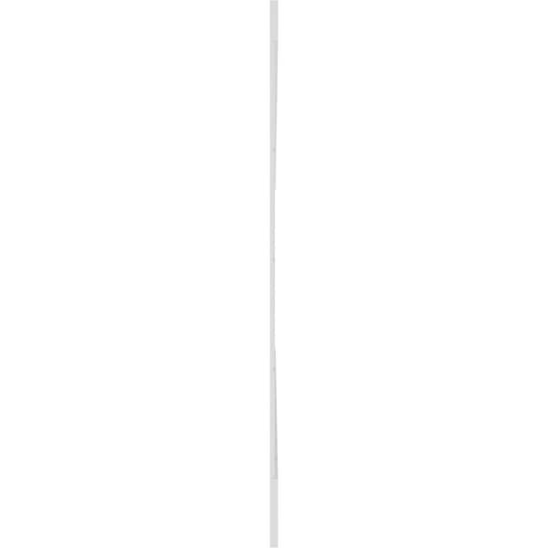 Ekena Millwork 44"H x 94 1/2"W Checkerboard PVC Wainscot Paneling Kit - WPK44X94CBD