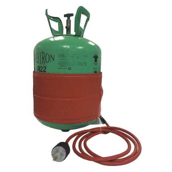 Briskheat Refrigerant Jug Warmer, 230V, 200W, 30/50/125lb Cylinders, CEE 7/7 - HB2002
