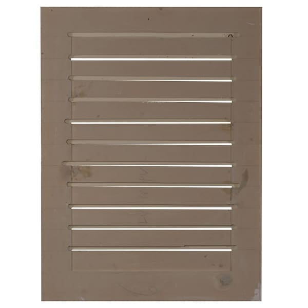 Ekena Millwork Vertical Gable Vent Louver, Functional, 18"W x 24"H x 2 1/8"P - GVVE18X24F
