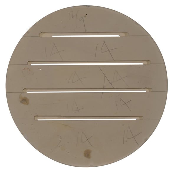 Ekena Millwork Round Gable Vent Louver, Functional, 16"W x 16"H x 1 1/2"P - GVRO16F