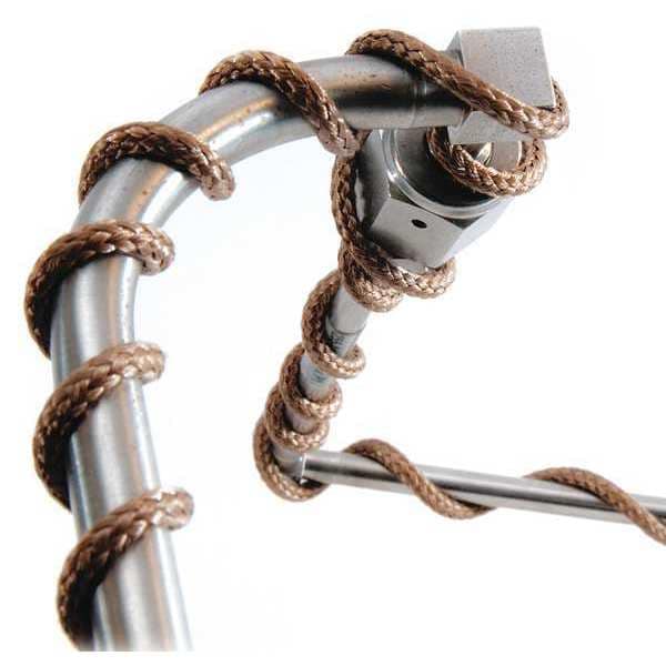 Briskheat Heating Cord, 120VAC, 64W, 3 ft., Max. Temp. 900 Degrees F (482 Degrees C) - HTC451001