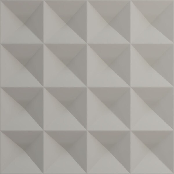 Ekena Millwork 19 5/8in. W x 19 5/8in. H Cornelia EnduraWall Decorative 3D Wall Panel Covers 2.67 Sq. Ft. - WP20X20CNBGL