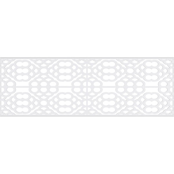 Ekena Millwork Set of Four Panels for 94 1/2"W x 32 1/4"H Harlingen Fretwork Wainscot Wall Paneling - WPKP16X01X47GLN