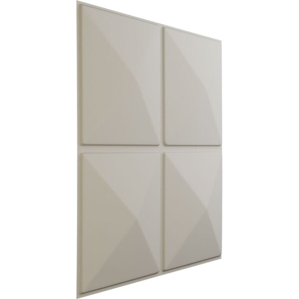 Ekena Millwork 19 5/8in. W x 19 5/8in. H Richmond EnduraWall Decorative 3D Wall Panel, Total 32.04 Sq. Ft., 12PK - WP20X20RIGBW-CASE-12