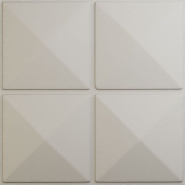 Ekena Millwork 19 5/8in. W x 19 5/8in. H Richmond EnduraWall Decorative 3D Wall Panel, Total 32.04 Sq. Ft., 12PK - WP20X20RIGBW-CASE-12