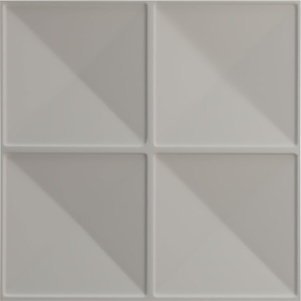 Ekena Millwork 19 5/8in. W x 19 5/8in. H Richmond EnduraWall Decorative 3D Wall Panel, Total 32.04 Sq. Ft., 12PK - WP20X20RIGBW-CASE-12