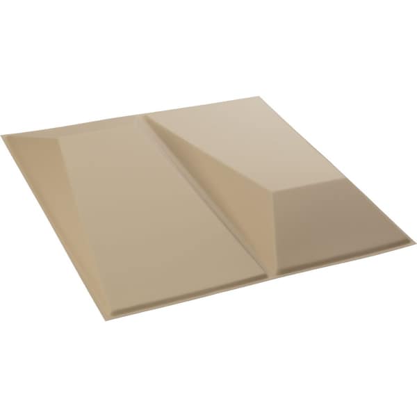 Ekena Millwork 11 7/8in. W x 11 7/8in. H Locke EnduraWall Decorative 3D Wall Panel Covers 0.98 Sq. Ft. - WP12X12LOGBE