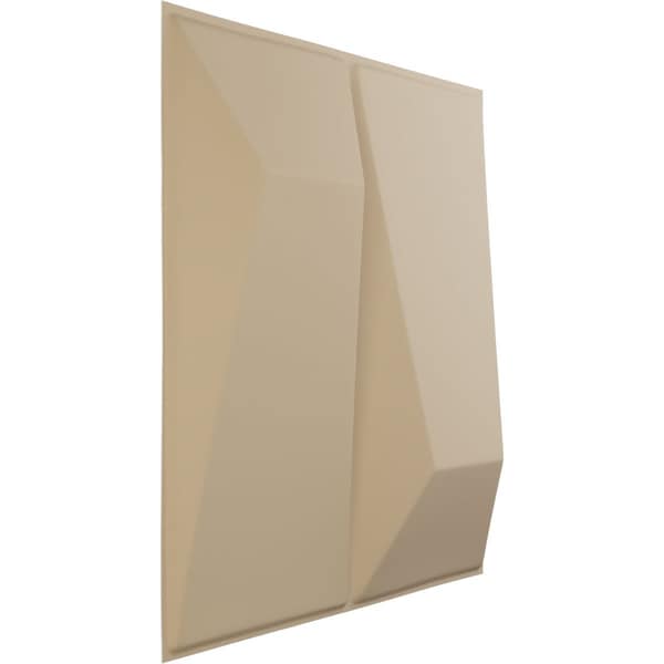 Ekena Millwork 11 7/8in. W x 11 7/8in. H Locke EnduraWall Decorative 3D Wall Panel Covers 0.98 Sq. Ft. - WP12X12LOGBE
