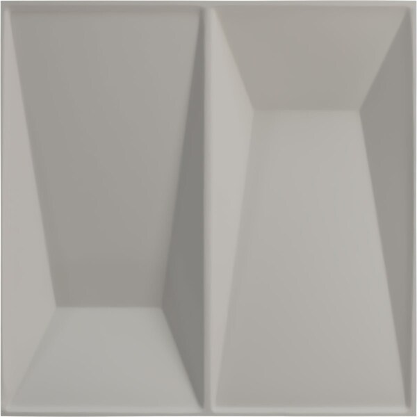 Ekena Millwork 11 7/8in. W x 11 7/8in. H Locke EnduraWall Decorative 3D Wall Panel Covers 0.98 Sq. Ft. - WP12X12LOGBE