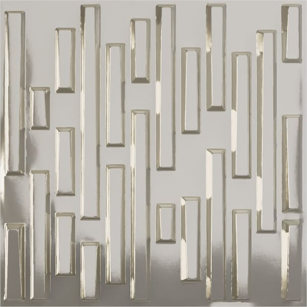 Ekena Millwork 19 5/8in. W x 19 5/8in. H Staggered Brick EnduraWall Decorative 3D Wall Panel Covers 2.67 Sq. Ft. - WP20X20SBBCR