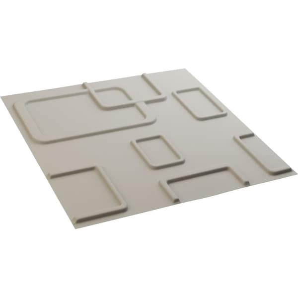 Ekena Millwork 19 5/8in. W x 19 5/8in. H Odessa EnduraWall Decorative 3D Wall Panel, Total 32.04 Sq. Ft., 12PK - WP20X20ODGBW-CASE-12