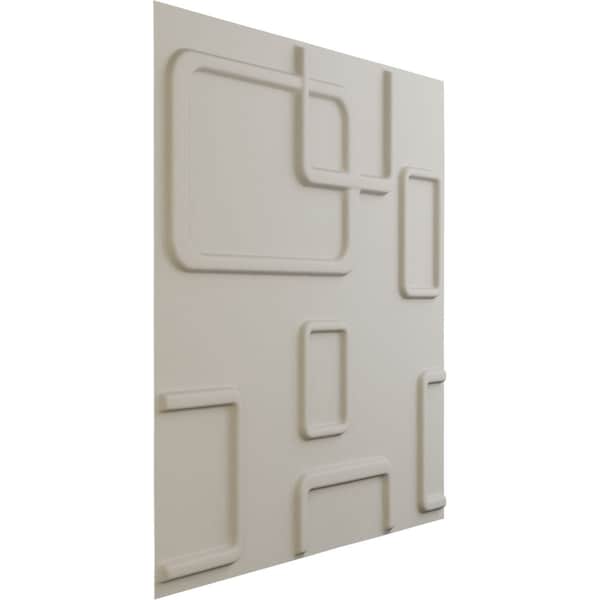 Ekena Millwork 19 5/8in. W x 19 5/8in. H Odessa EnduraWall Decorative 3D Wall Panel, Total 32.04 Sq. Ft., 12PK - WP20X20ODGBW-CASE-12