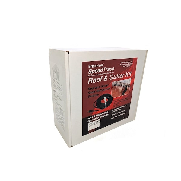 Briskheat Electric Heating Cables, 240V, 240VAC, 100 FT Length - FFRG25-100