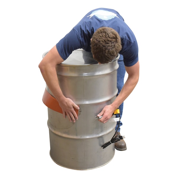 Vestil Steel Drum Heater, 55 Gallon, 120V - DRH-S-55