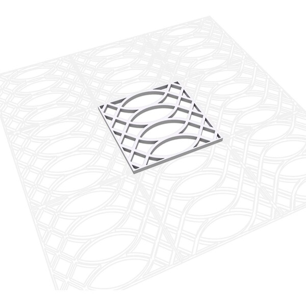 Ekena Millwork Extra Small Montrose Decorative Fretwork Wall Panels in Architectural PVC, 7 3/8"W x 7 3/8"H x 3/8"T - WALP08X08MNT
