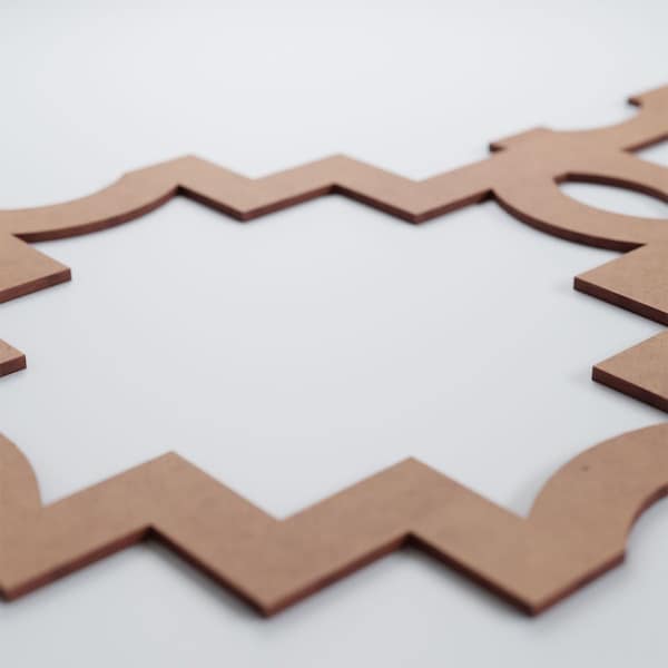 Ekena Millwork Large Cordova Decorative Fretwork Wood Wall Panels, Wood (Paint Grade), 35 1/8"W x 23 3/8"H x 3/8"T - WALW24X24X0375CRVMF