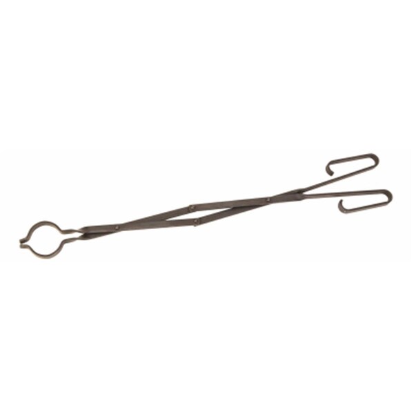 Panacea 15359 33 in. Black Deluxe 2 Handed Fireplace Tongs - 178766