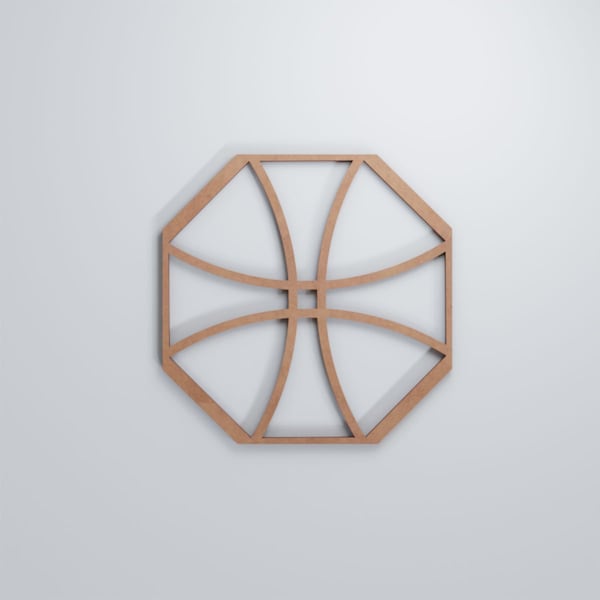 Ekena Millwork Small Haswell Decorative Fretwork Wood Wall Panels, Wood (Paint Grade), 11 3/8"W x 11 3/8"H x 3/8"T - WALW12X12X0375HWLMF